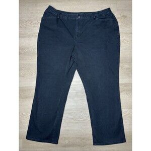 Lauren Ralph Lauren Jeans Women's Size 14 Black Premier Straight Stretch